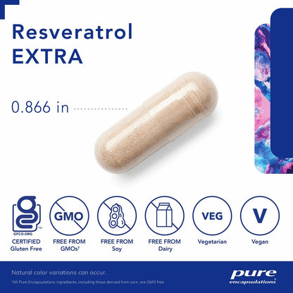 Pure Encapsulations Resveratrol EXTRA