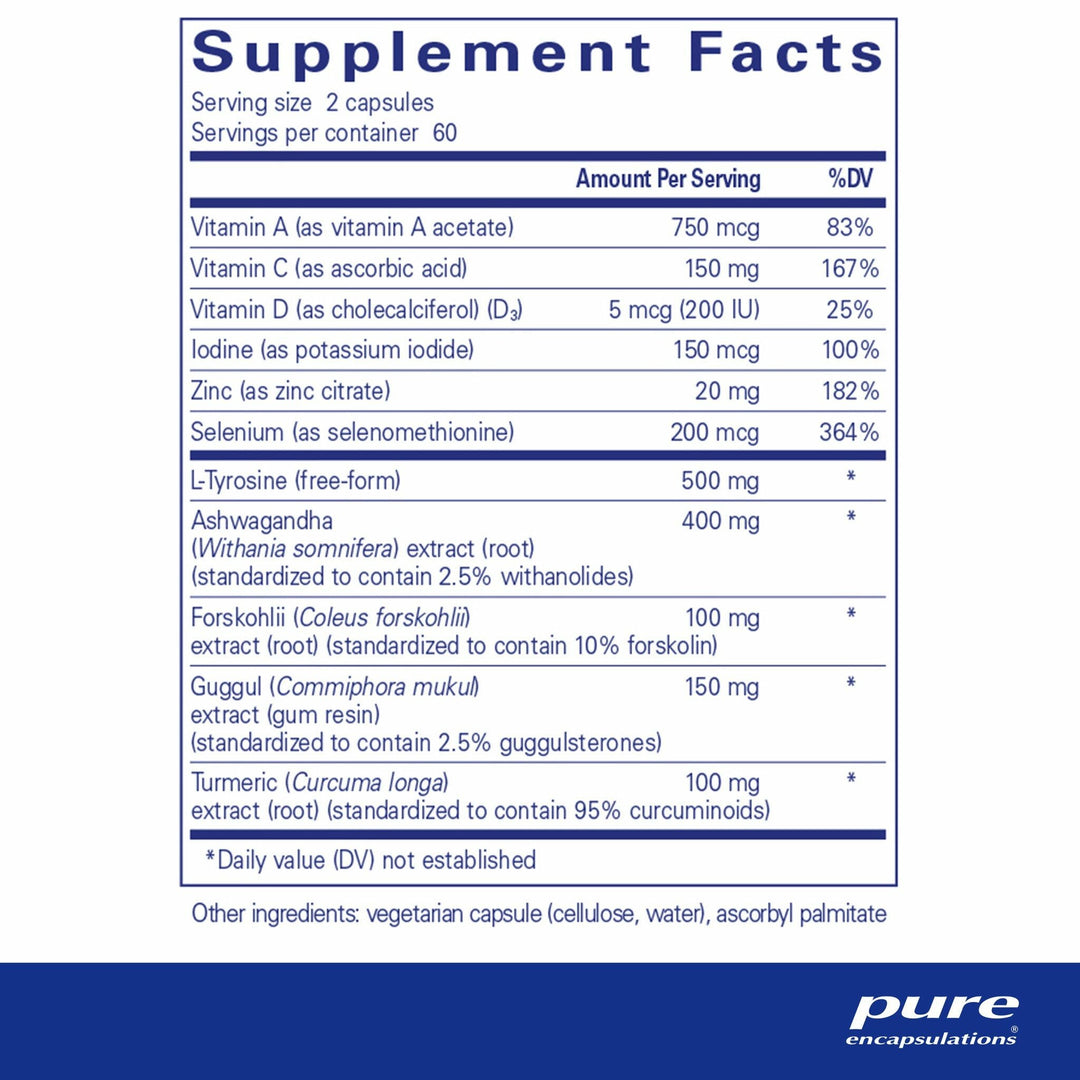 Pure Encapsulations Thyroid Support Complex