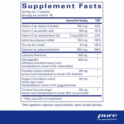 Pure Encapsulations Thyroid Support Complex