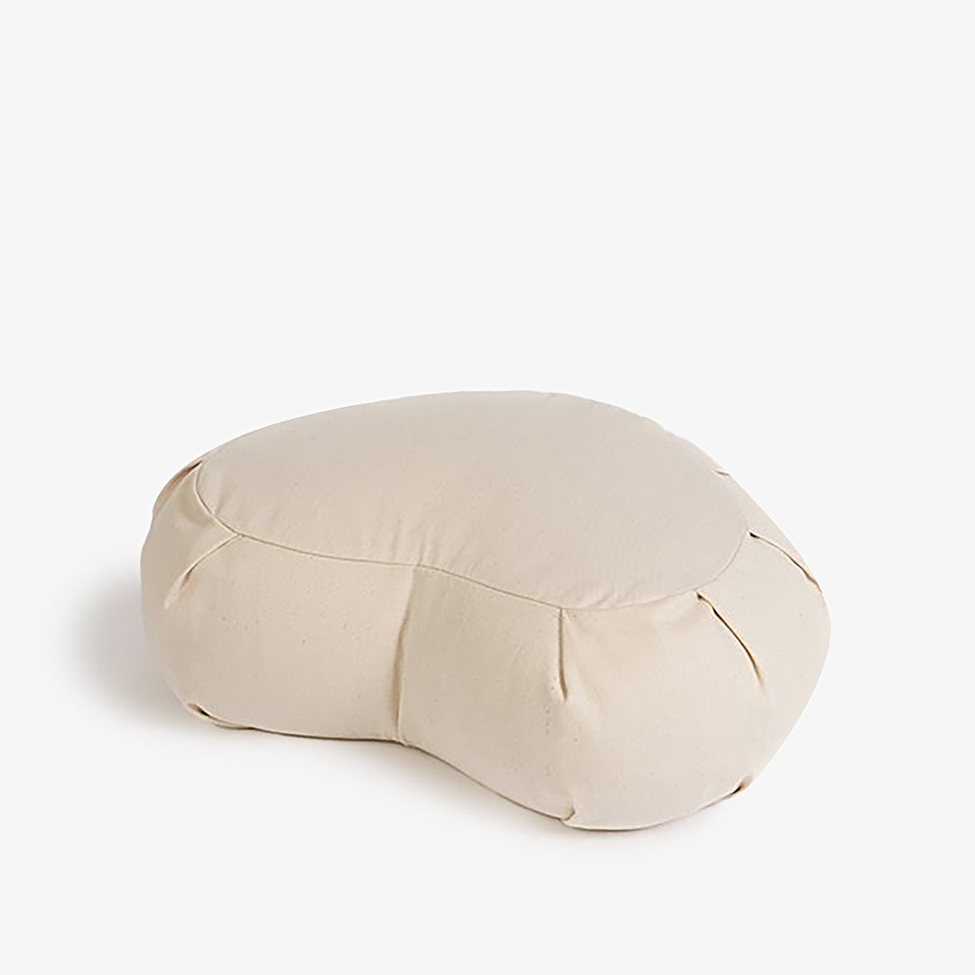 Zafu Crescent Meditation Cushion - Buckwheat